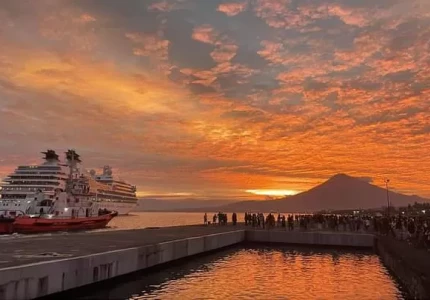 Tangkoko Nature Reserve from Seabourn Quest ( Bitung Port Manado )